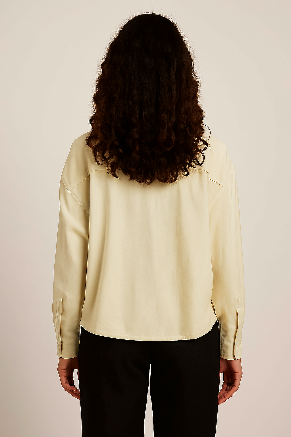 Women Beige Viscose Shirt