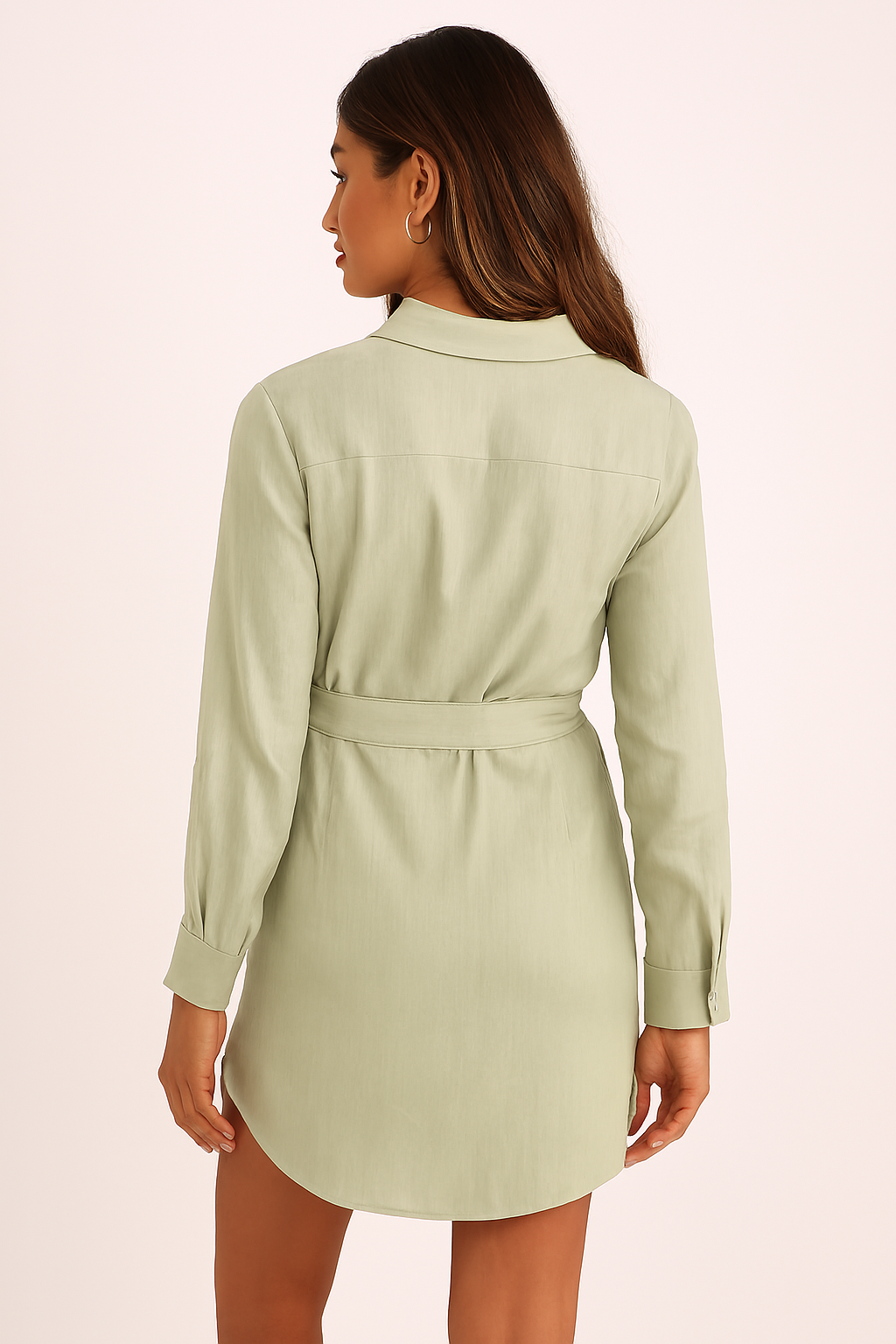 Women Cotton Shirt Dress