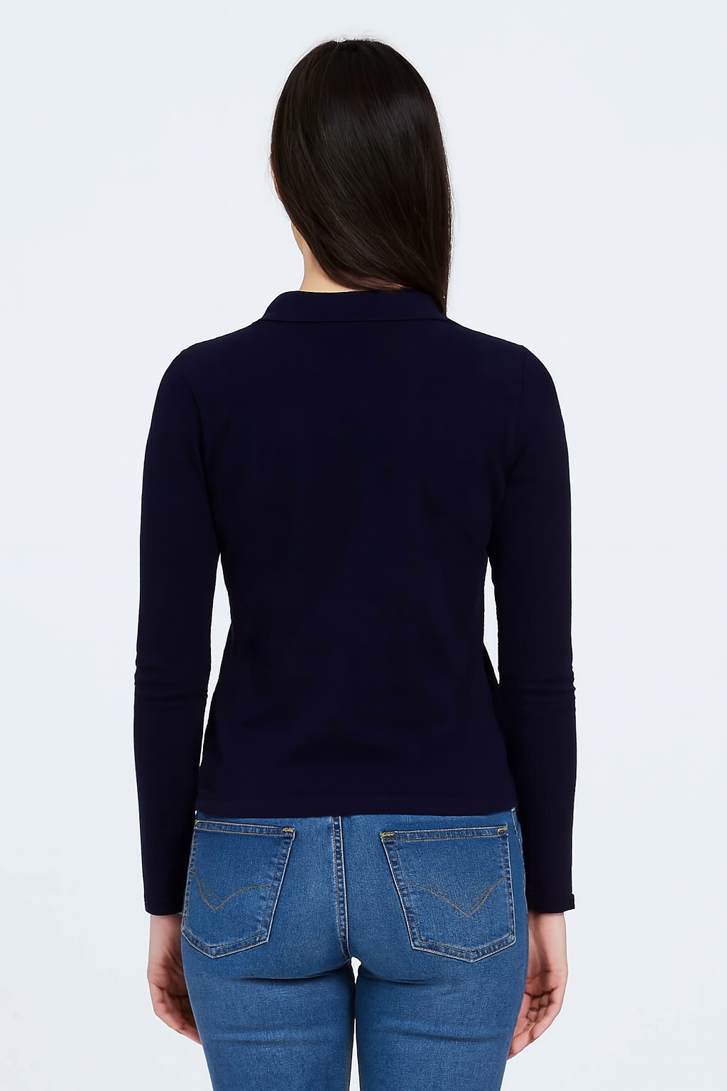 Women Blue Solid Sweater