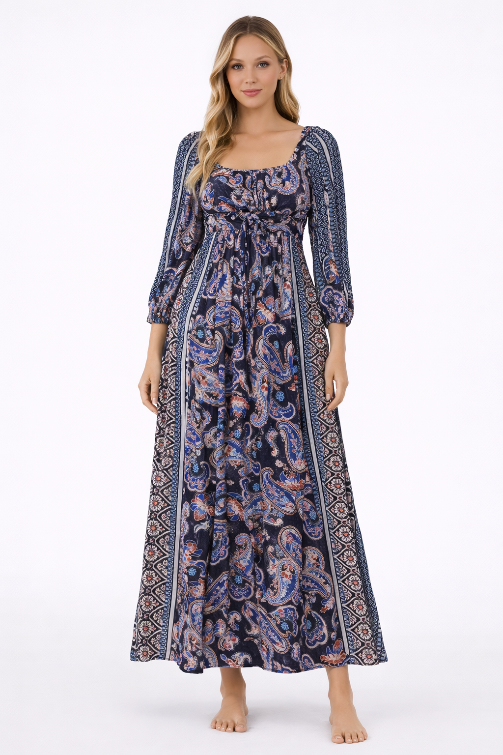 Women Multicolour Printed Maxi Dress
