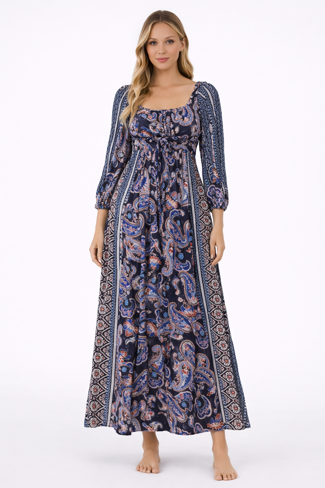 Women Multicolour Printed Maxi Dress