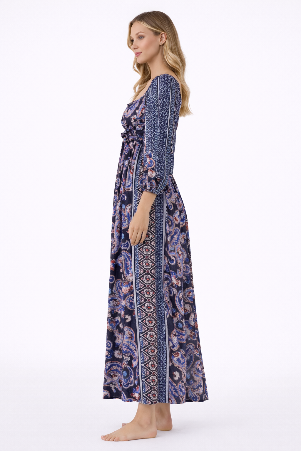 Women Multicolour Printed Maxi Dress