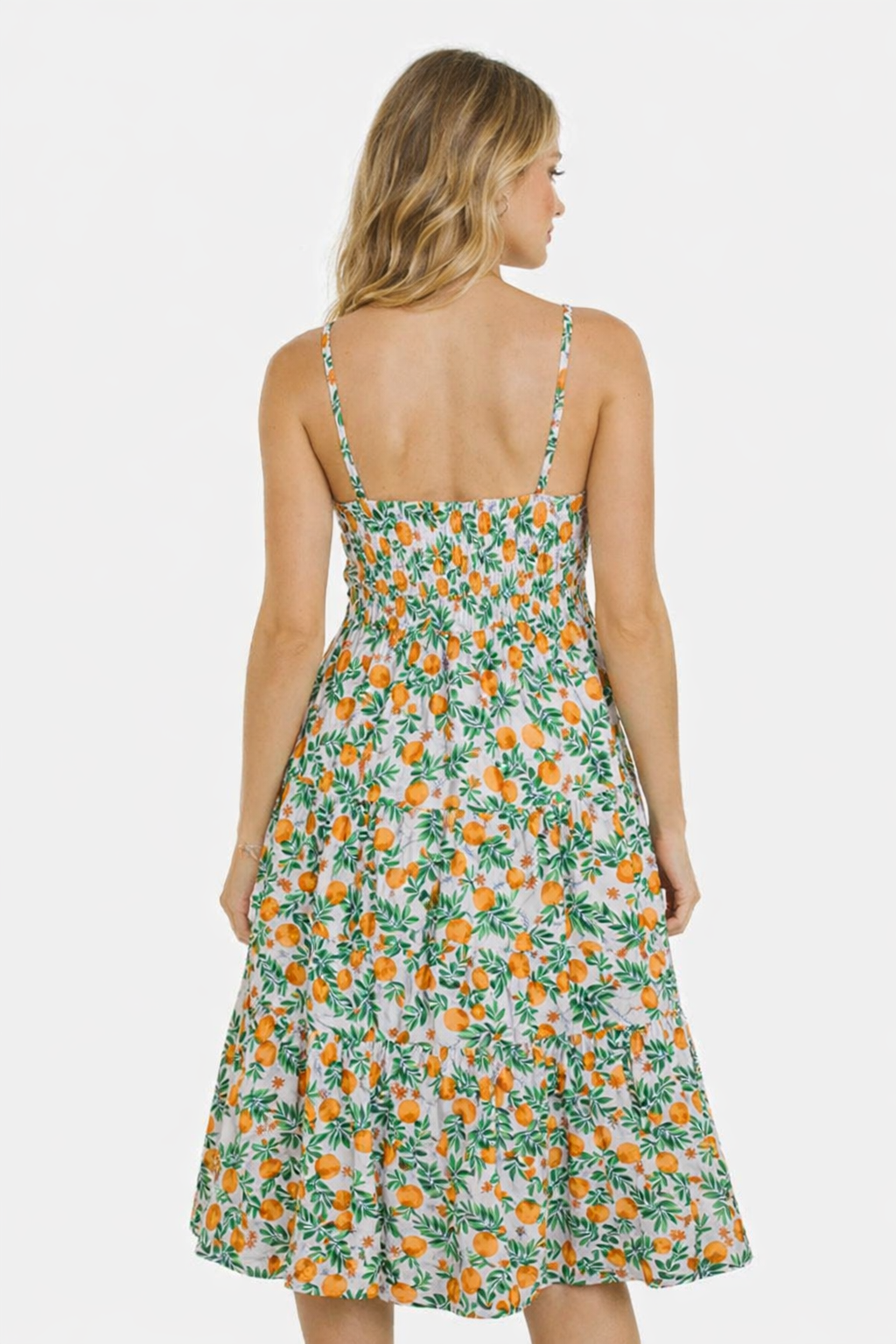Women Multi Tiered Midi Dress