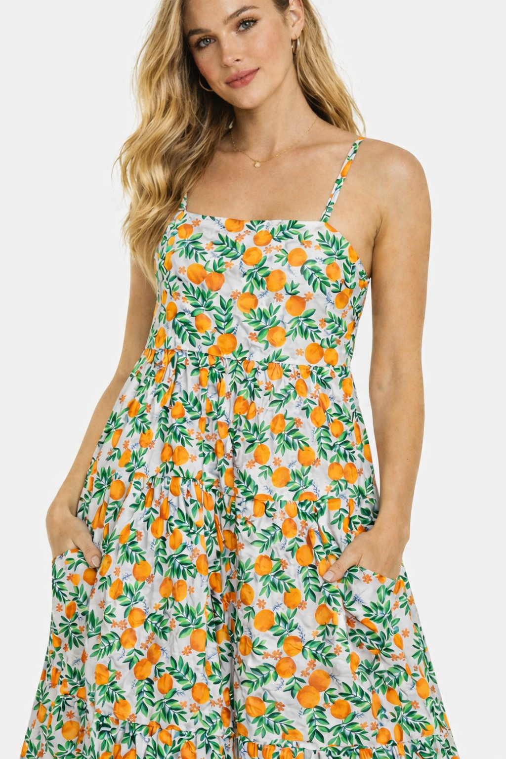 Women Multi Tiered Midi Dress