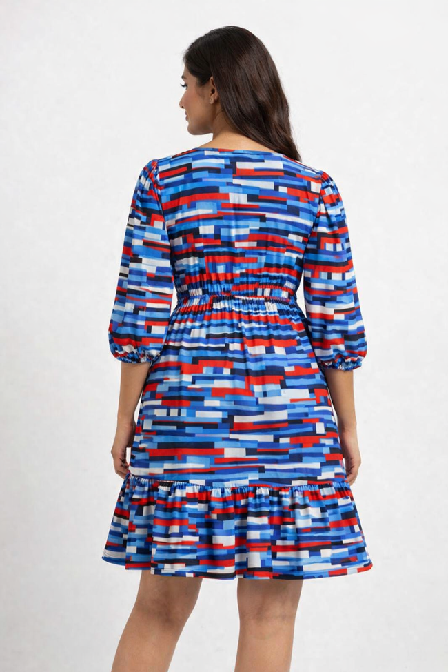 Women Multi Fit & Flare Dress