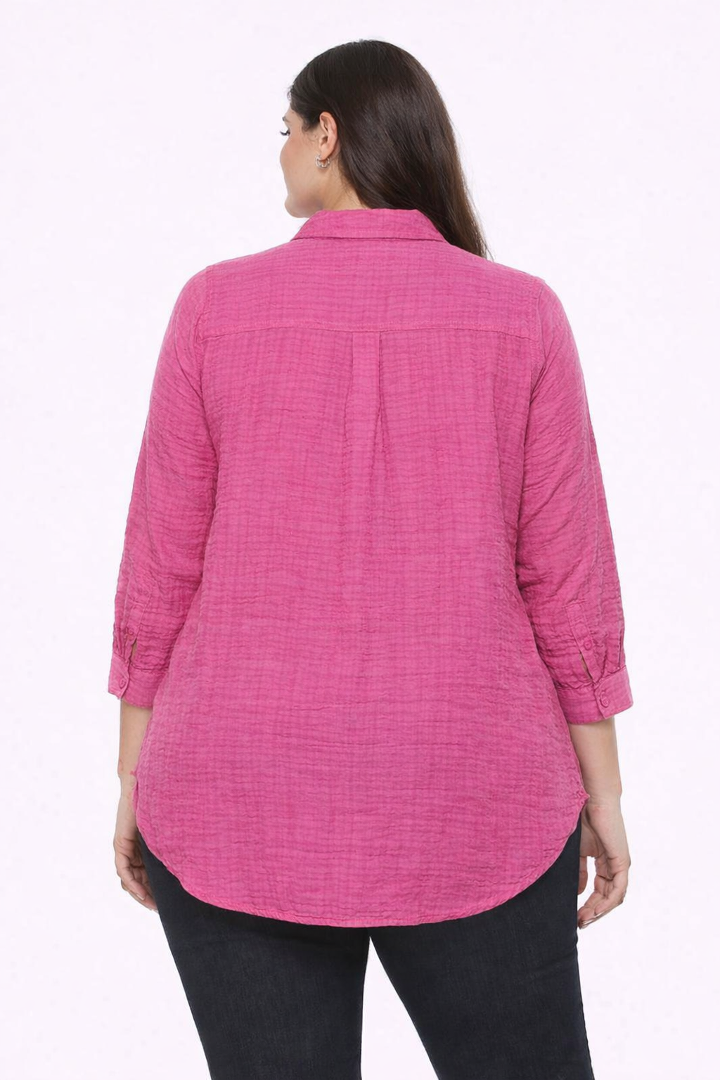 Women Pink Shirt Style Top