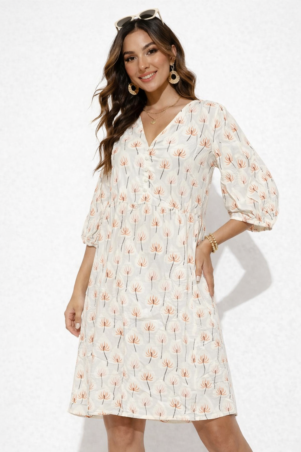 Women Multi Printed A-Line Dress
