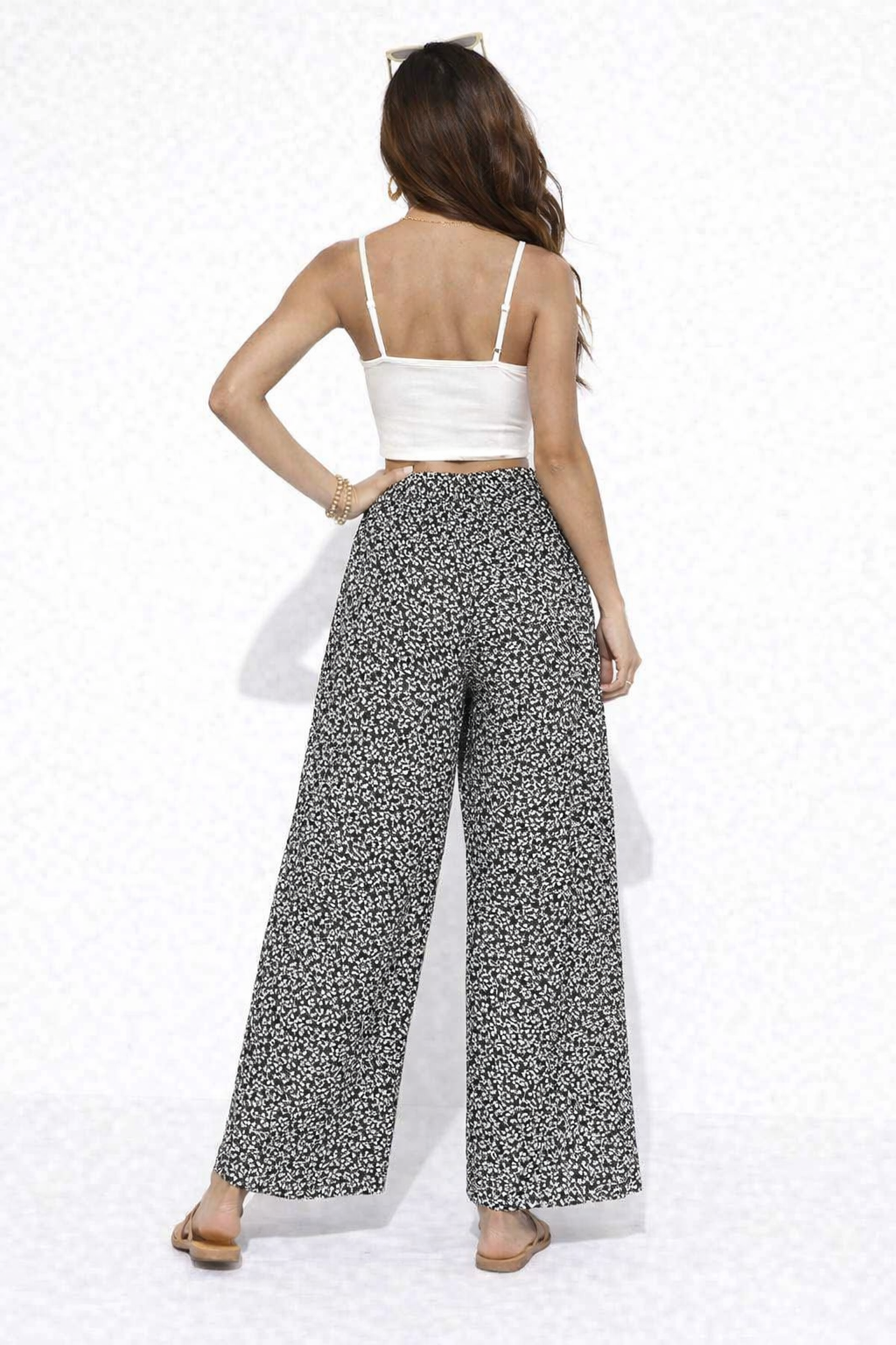 Women Black Wide Leg Pants