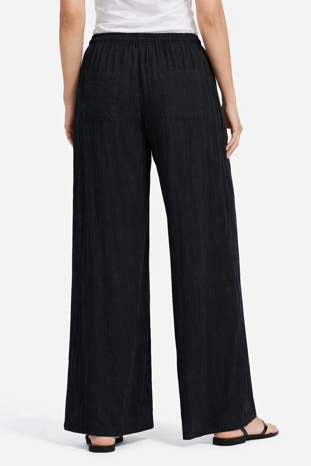 Women Black Wide Leg Pants