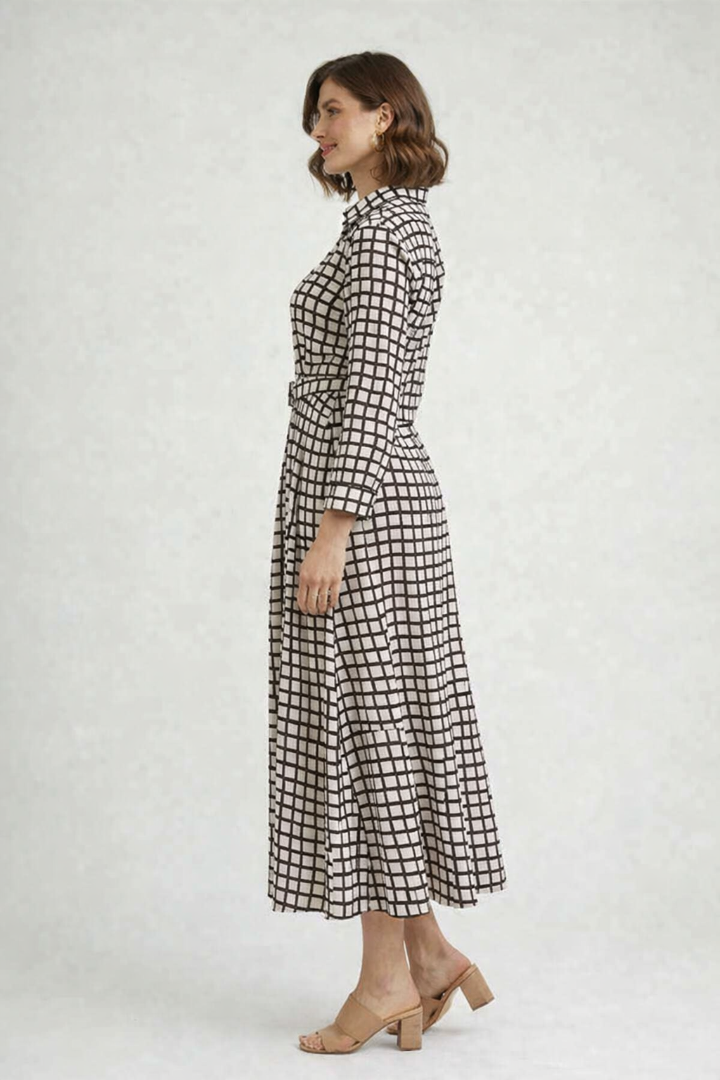 Women Black Midi Dress