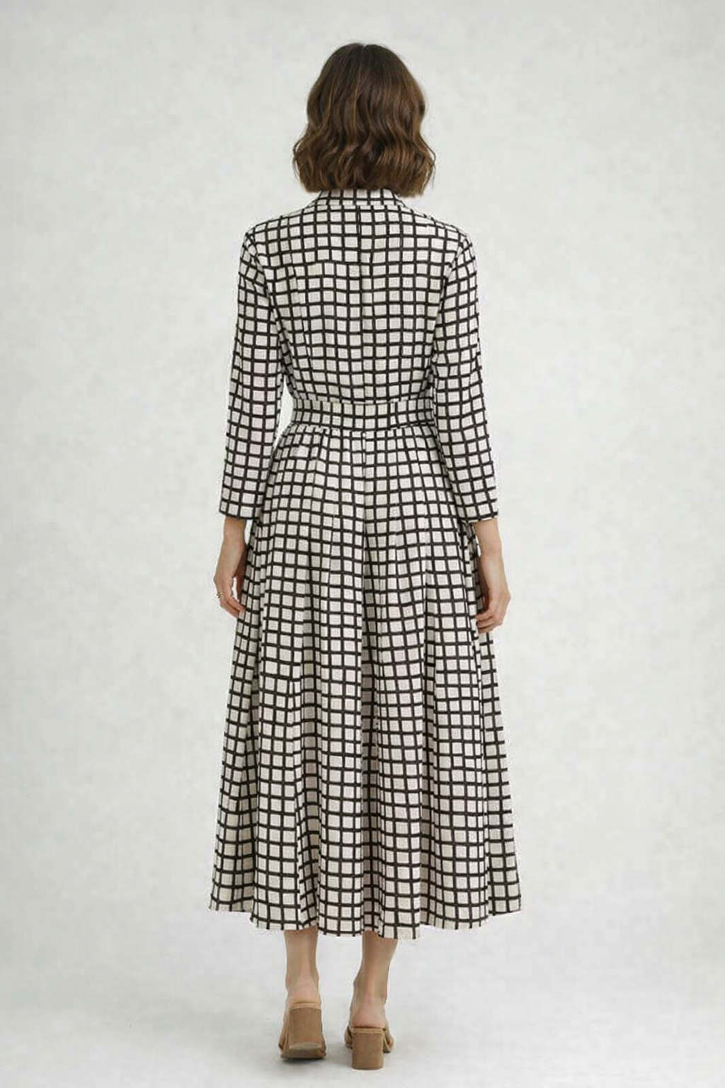 Women Black Midi Dress