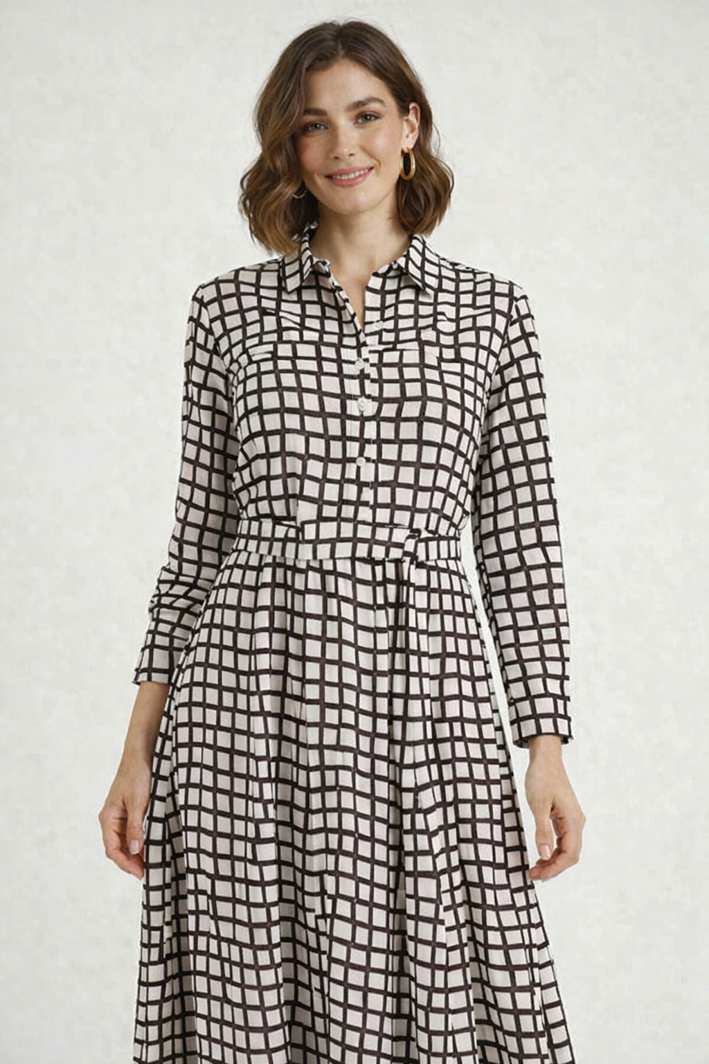 Women Black Midi Dress