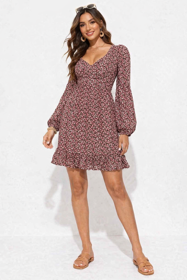 Women Multi Mini Dress