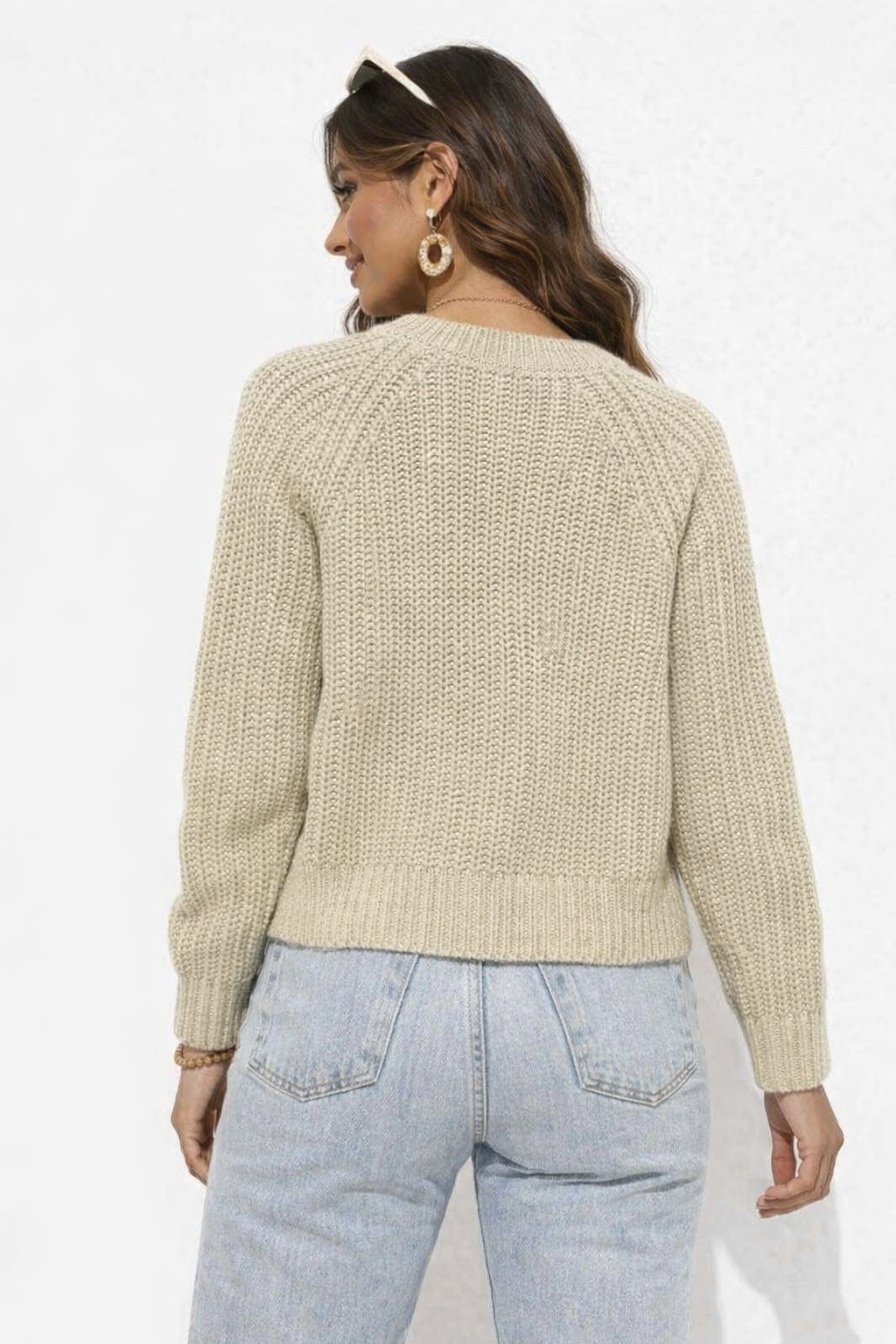 Women Brown Knit Cardigan