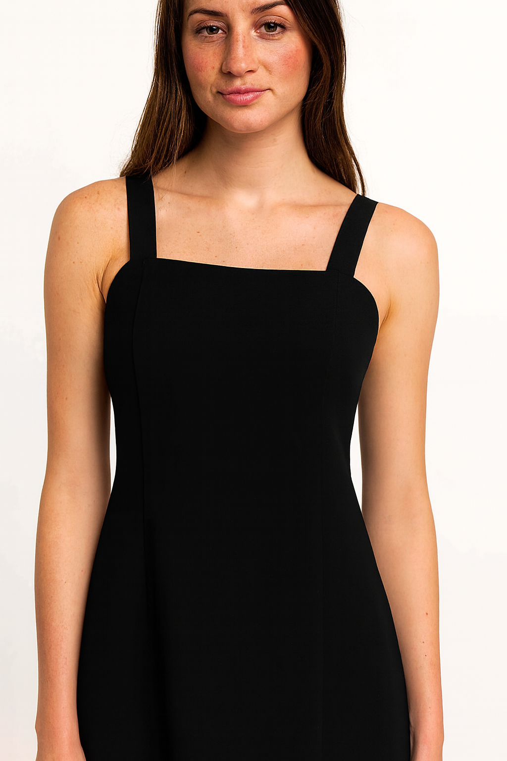 Women Black Solid Sleeveless Dress