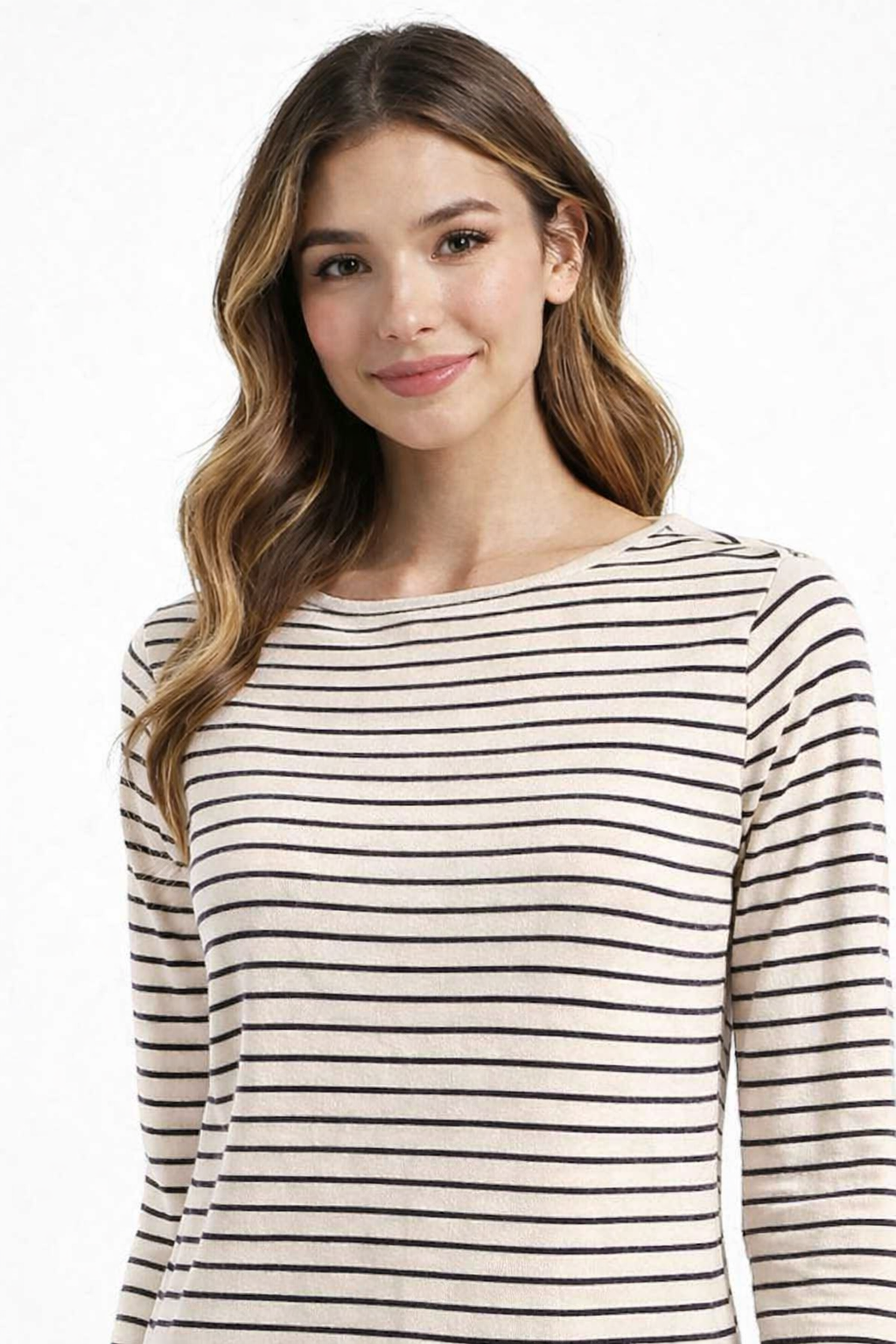 Women Cream Viscose Top