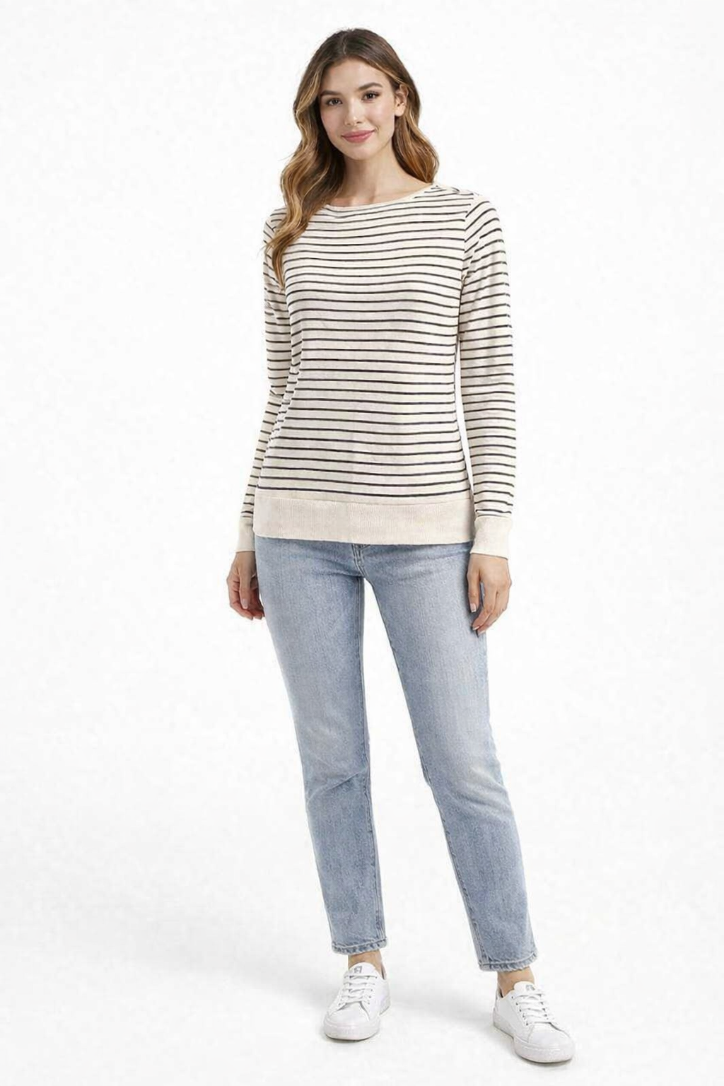 Women Cream Viscose Top