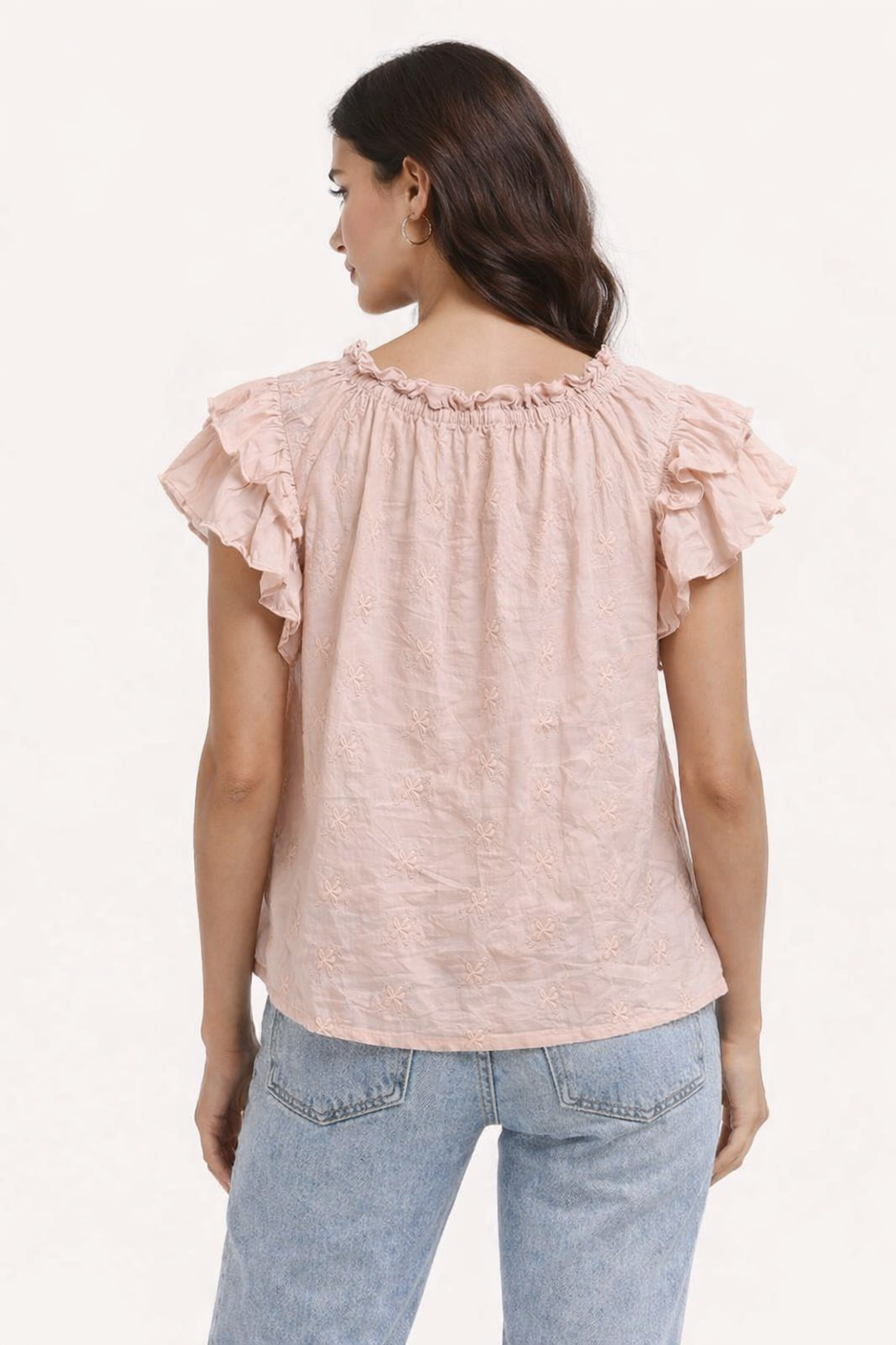 Women Pink Cotton Top