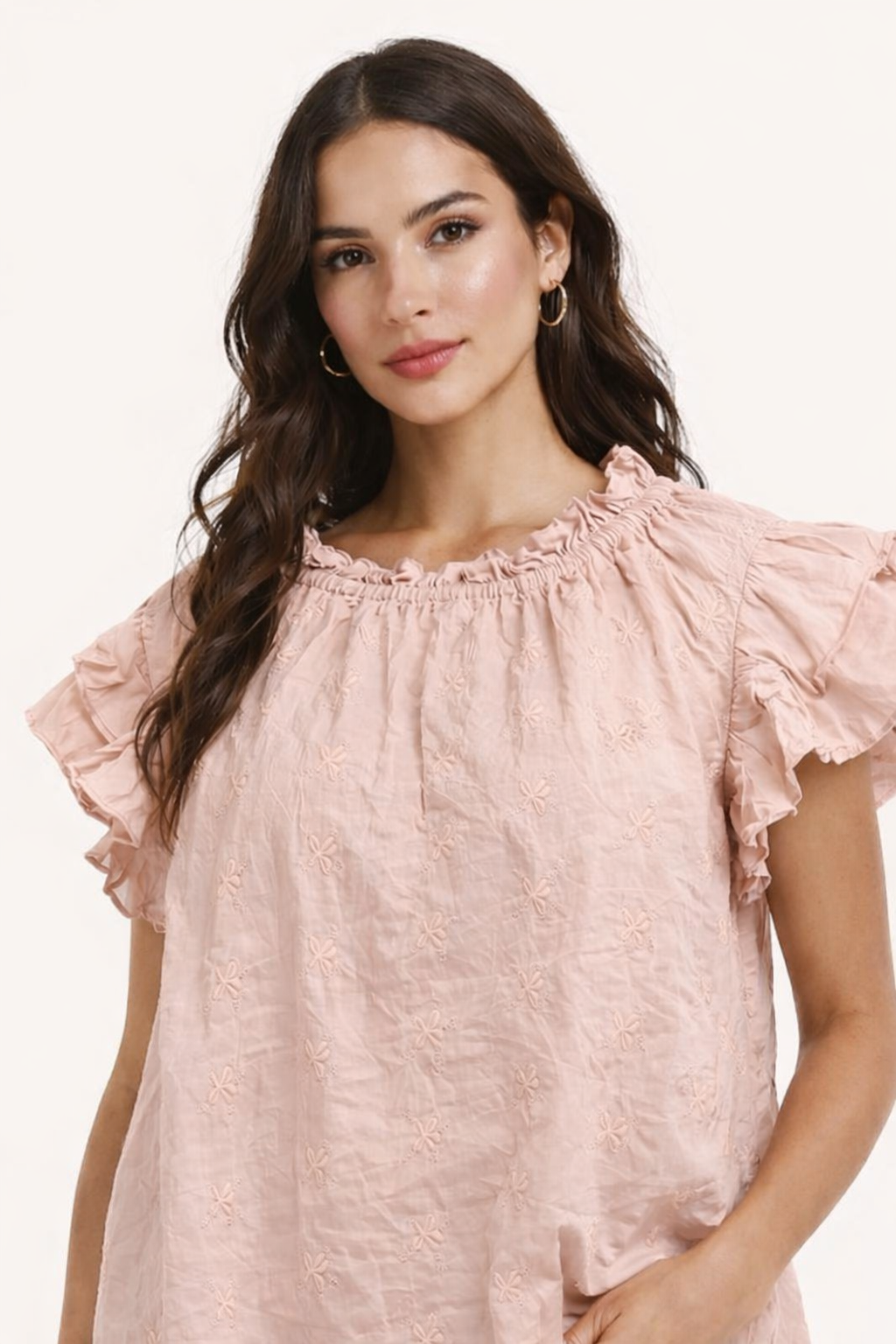 Women Pink Cotton Top
