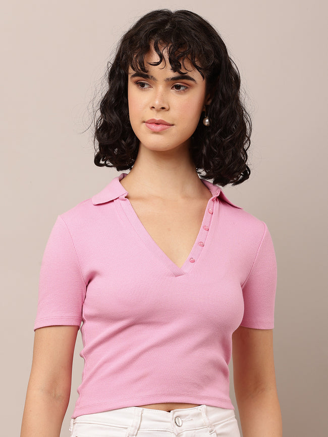 Women Pink T-Shirt