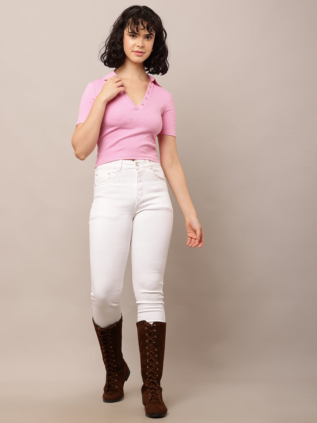 Women Pink T-Shirt