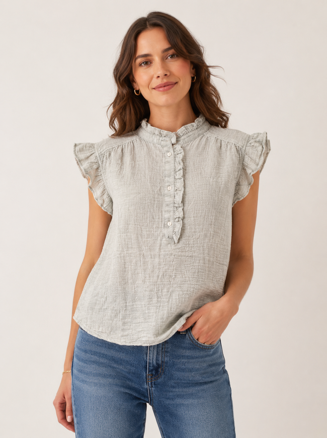 Women Grey  Casual Top
