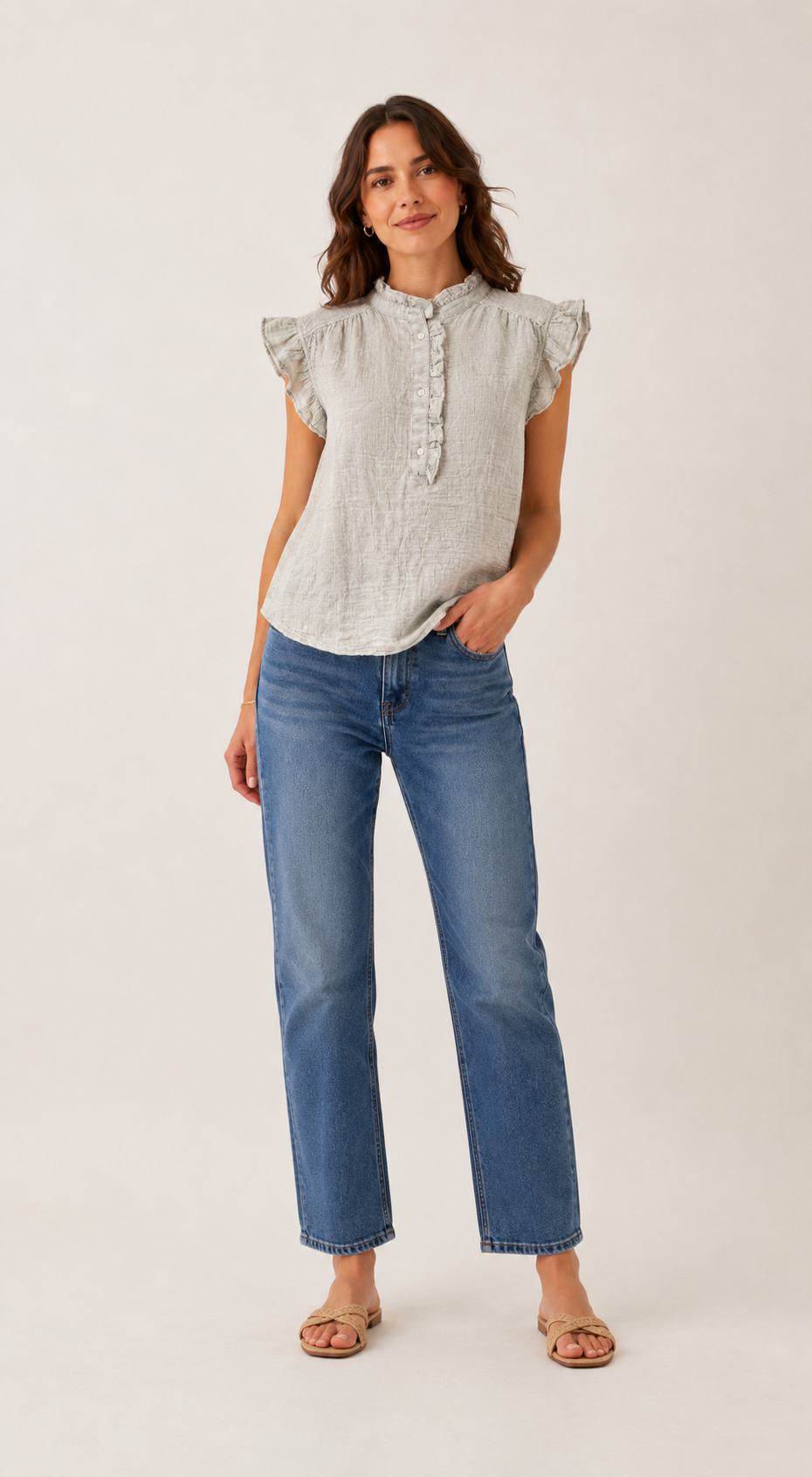 Women Grey  Casual Top