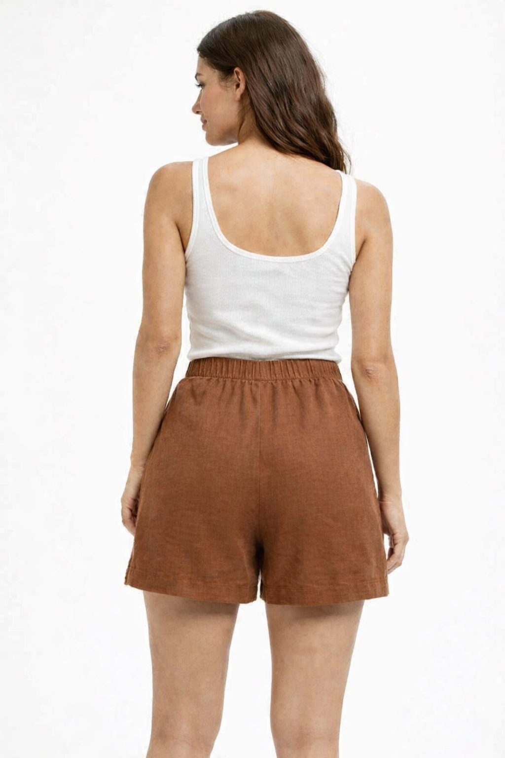 Women Brown Casual Shorts