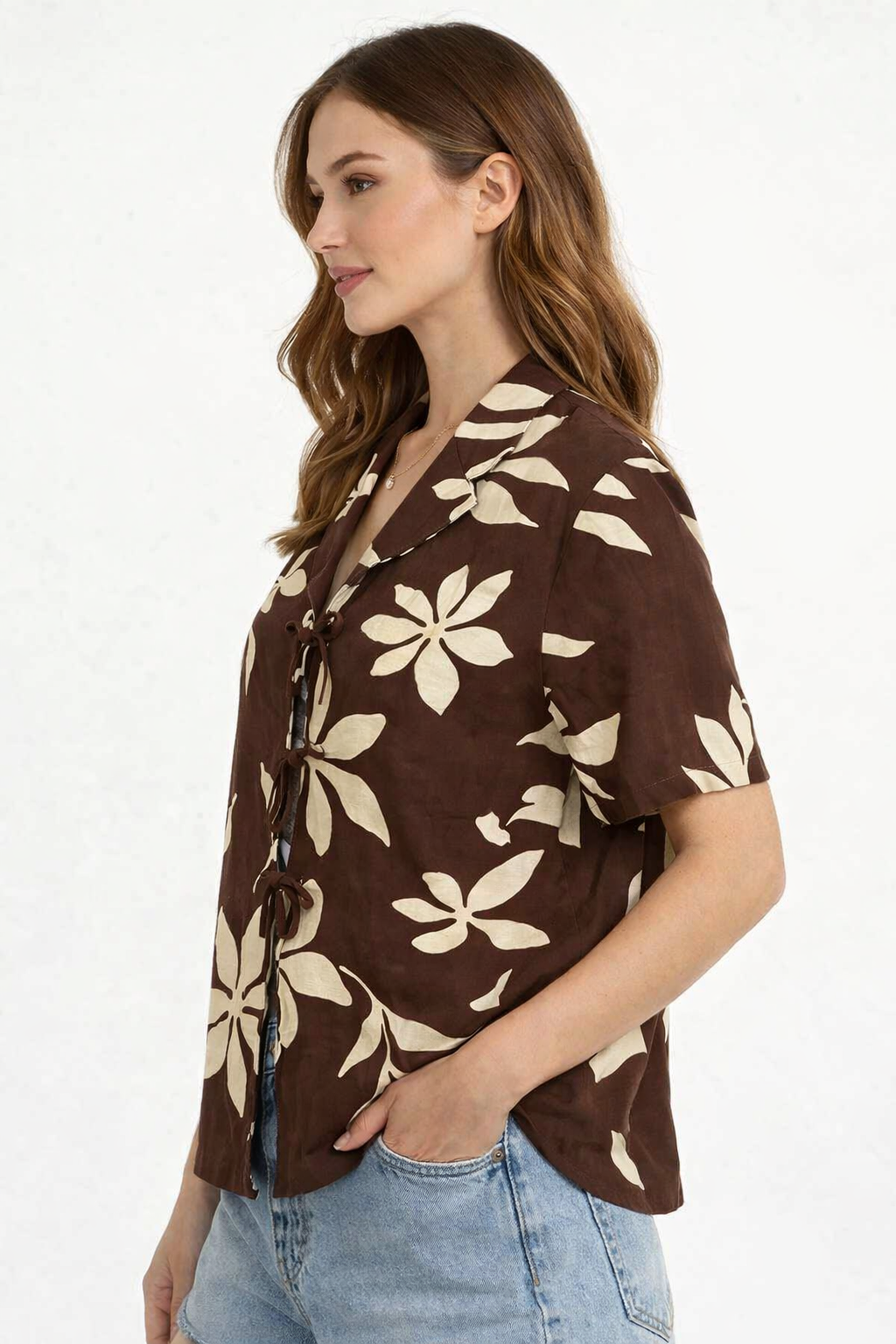Women Brown Casual Shrug