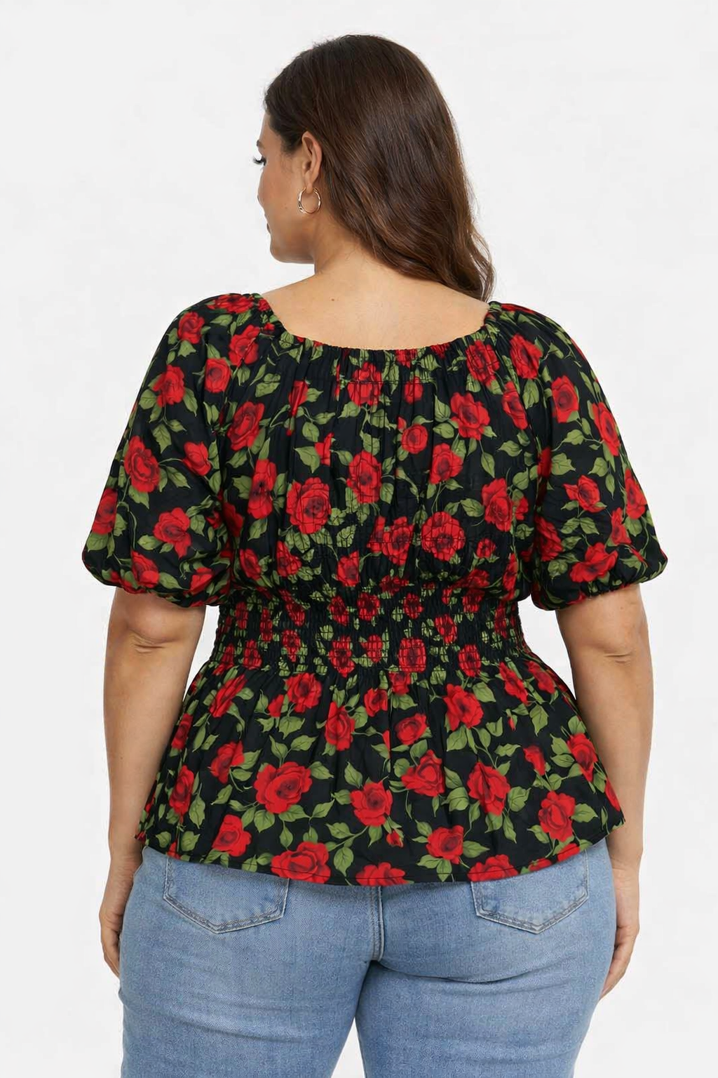Women Multi  Smocked Cotton Top