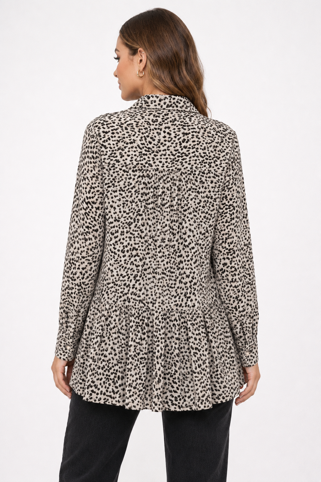 Women Beige Tunic Shirt