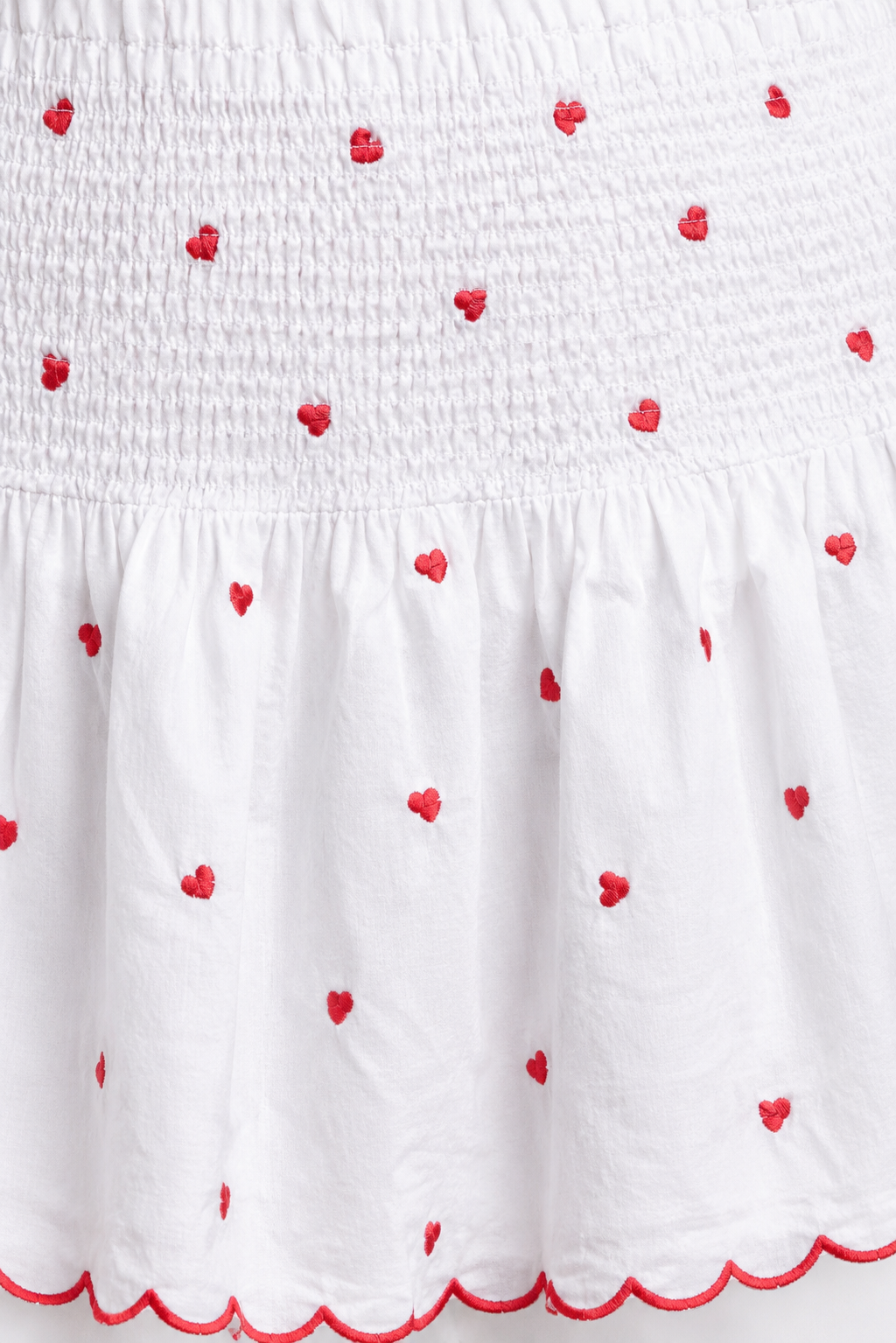 Women White Cotton Skirt