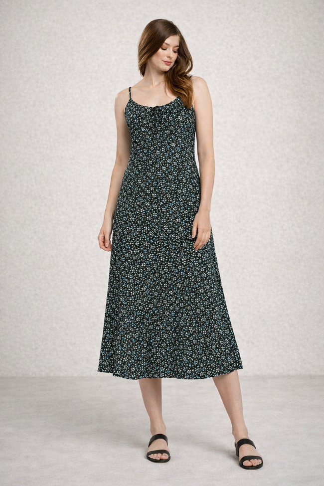 Women Navy  Midi Dress