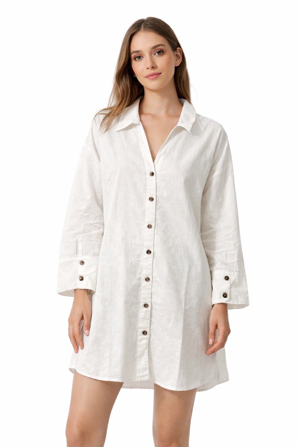 Women White Mini Dress