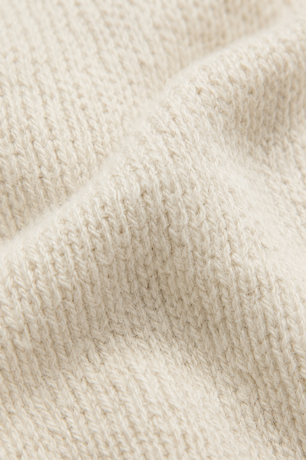 Women Cream Zip-Up Sweater Vest