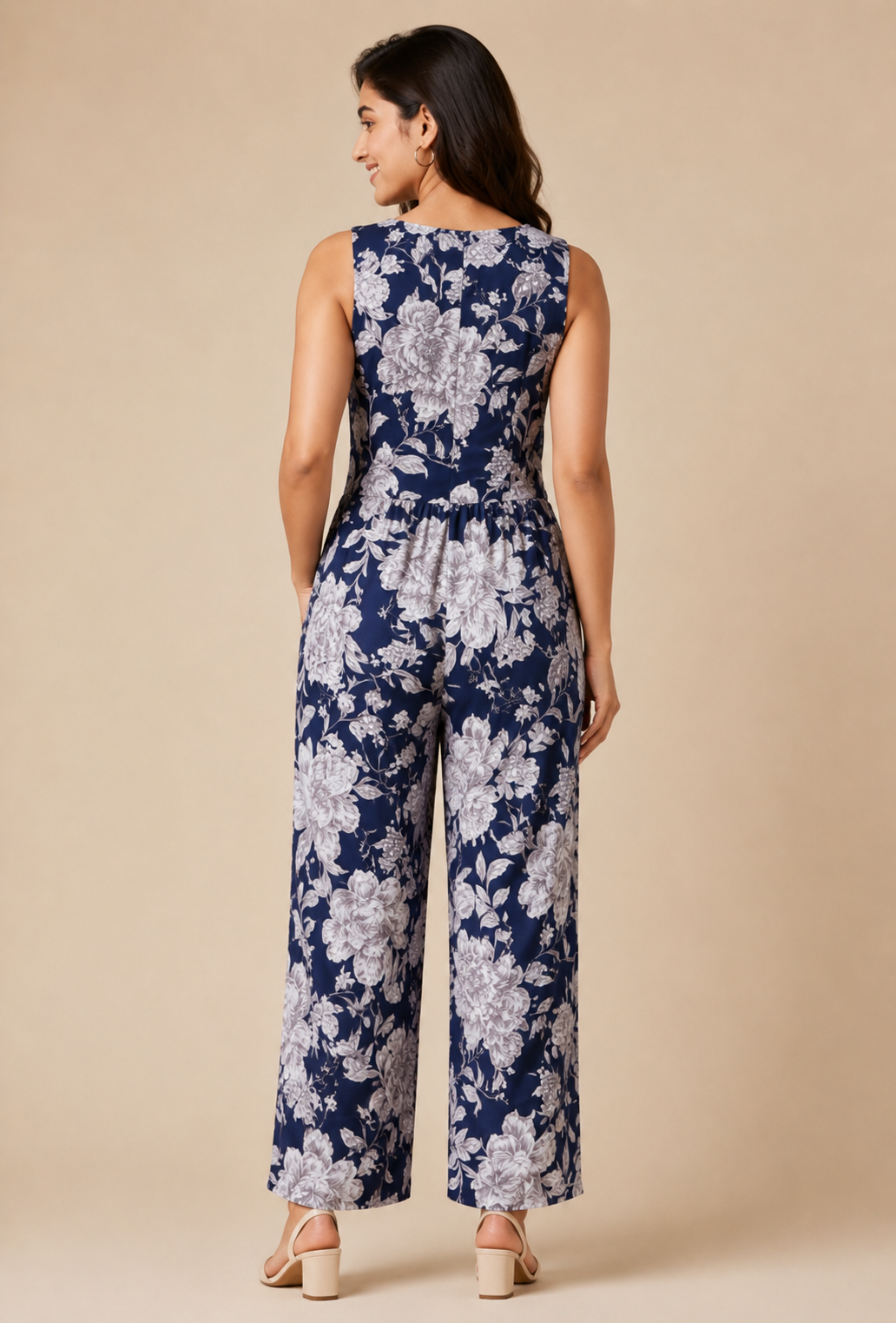 Women Multi Wide Leg Jumpsuit