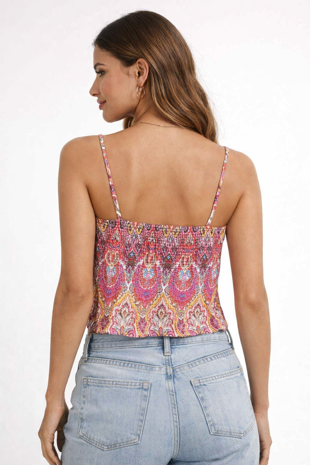 Women Multi Strappy Cotton Top