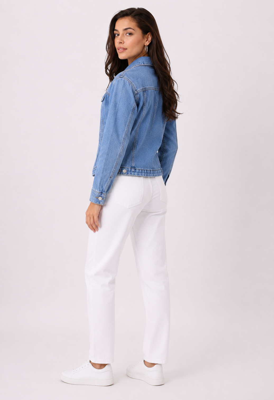 Women Blue Denim Jacket