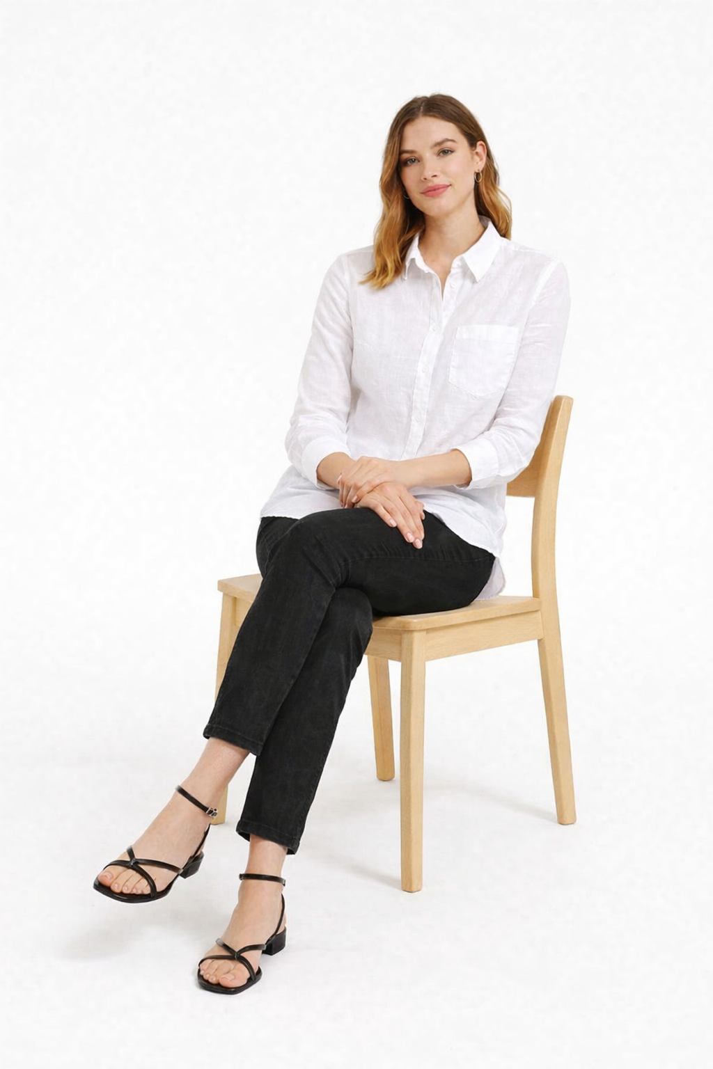 Women White Casual Shirt