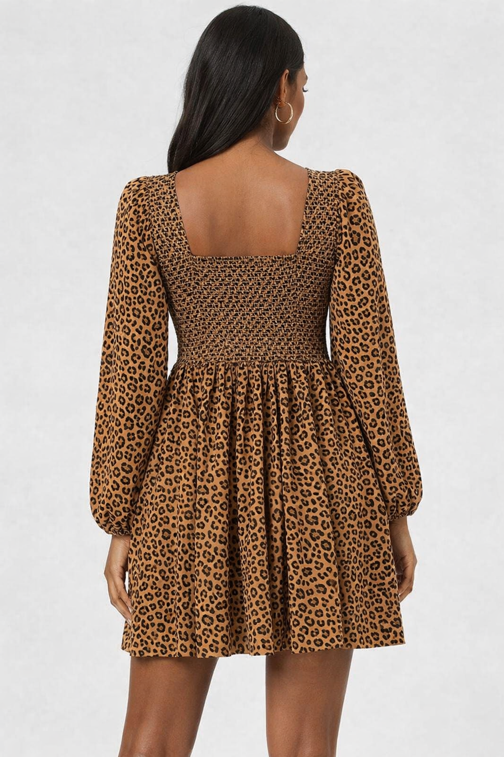 Women Brown Mini Dress
