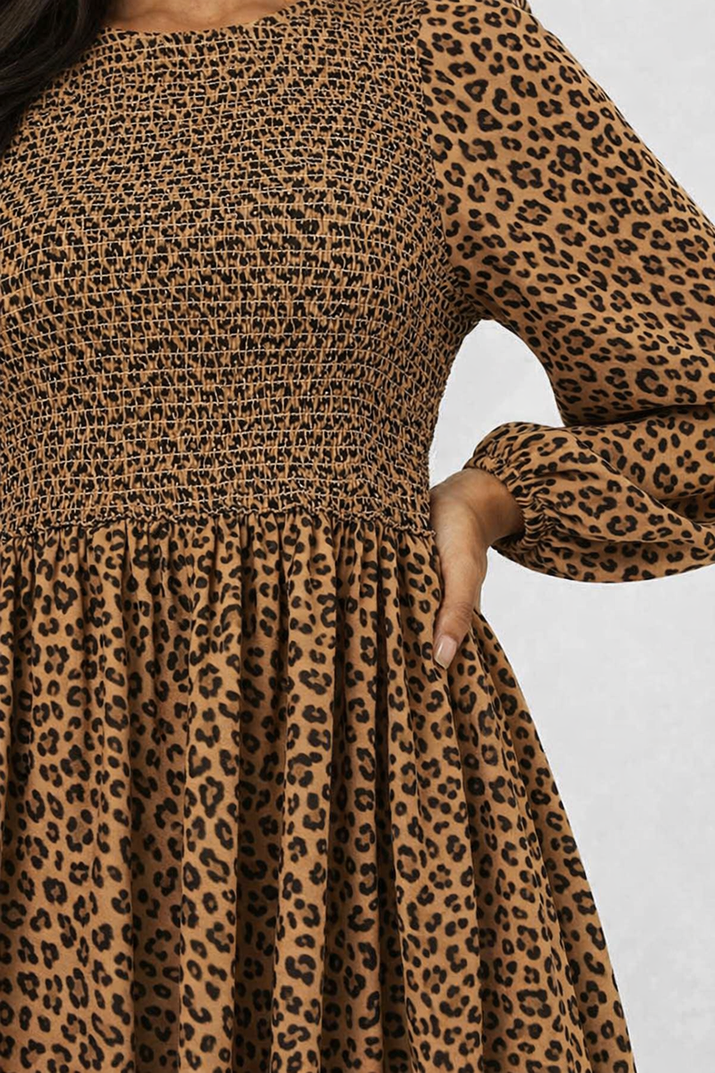 Women Brown Mini Dress
