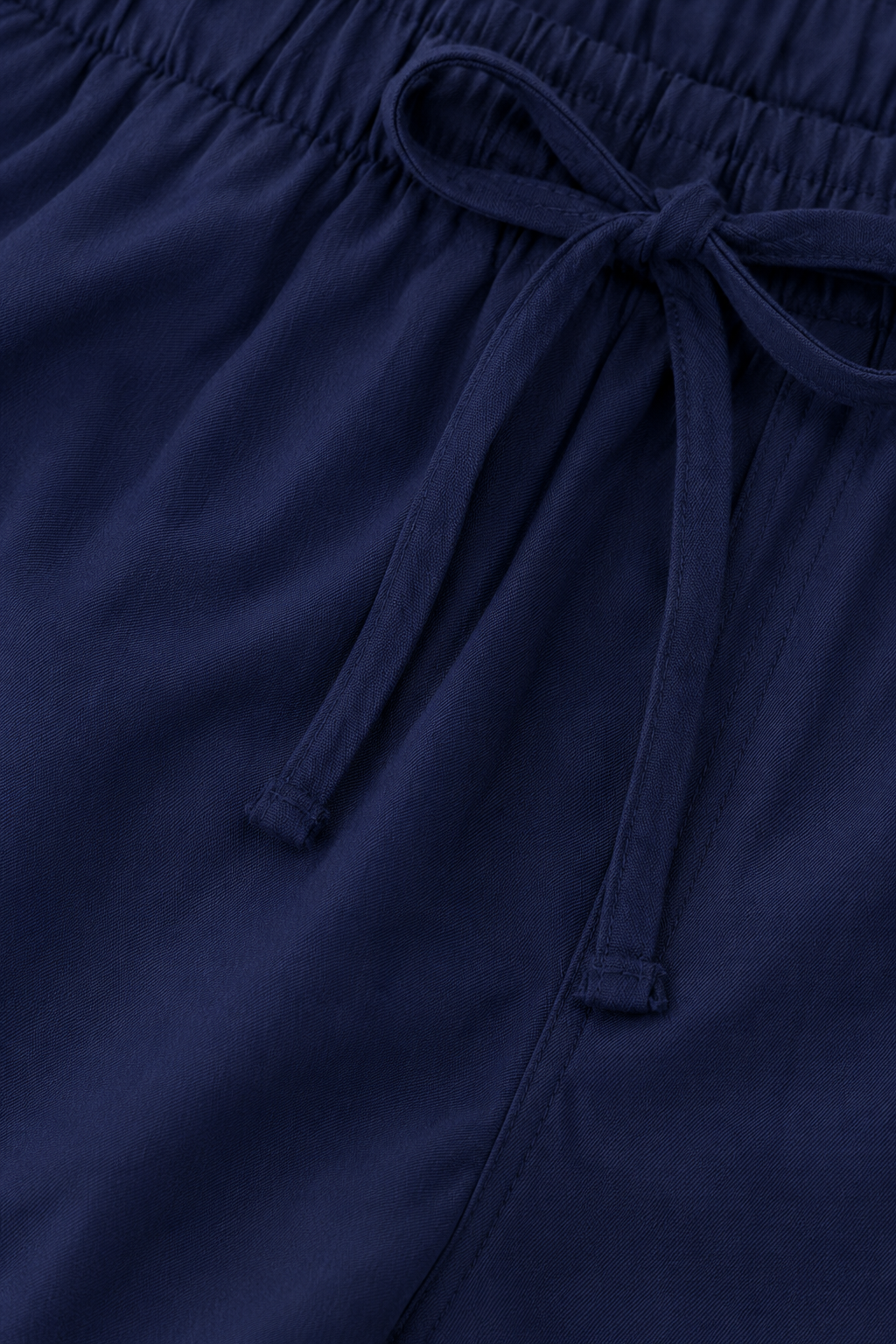 Women Blue Drawstring Pants