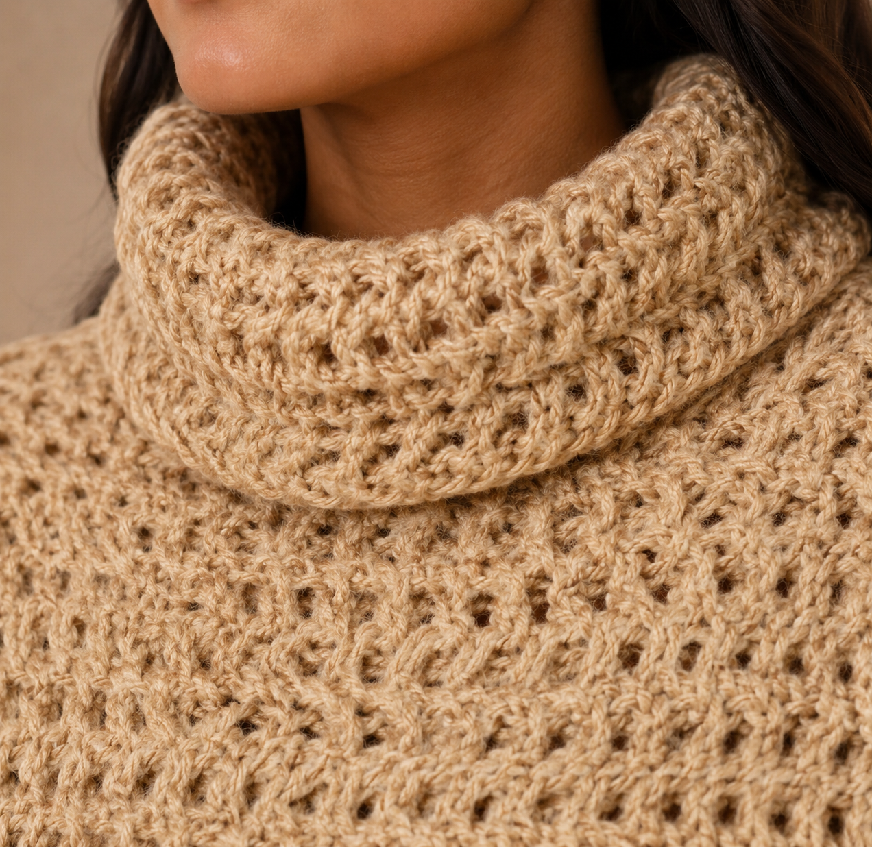 Women Brown Knit Sweater
