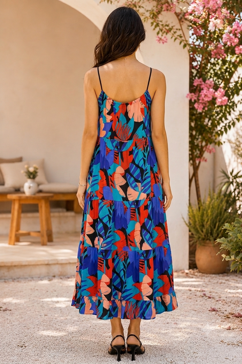Women Multi Printed Maxi Dress