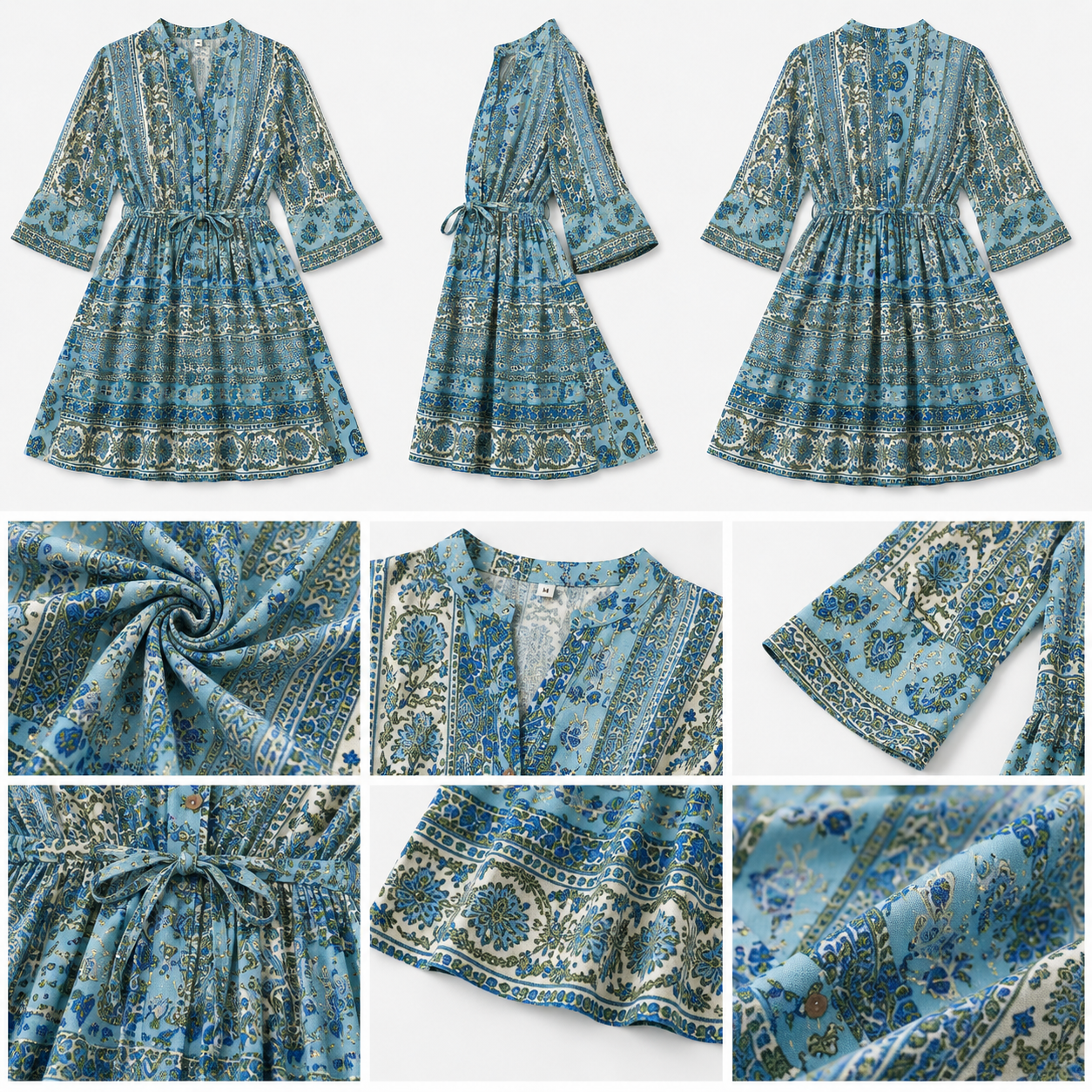 Women Multi Viscose Mini Dress