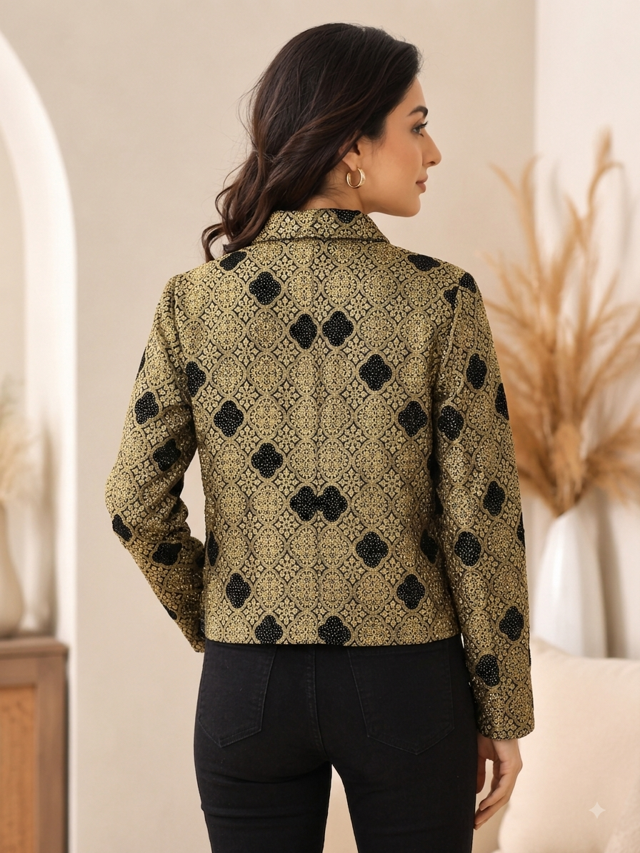 Women Beige Casual Jacket