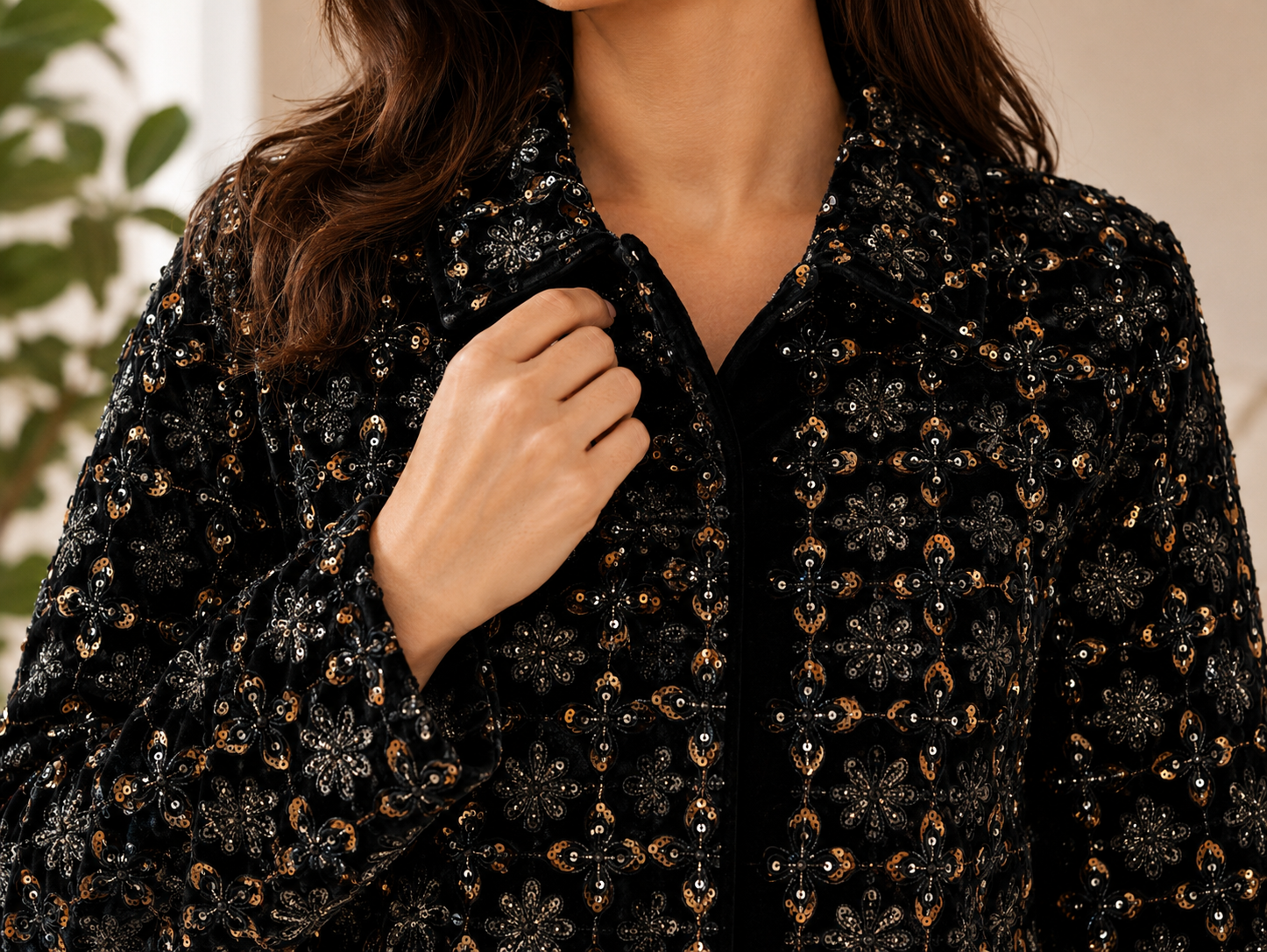 Women Black Casual Jacket