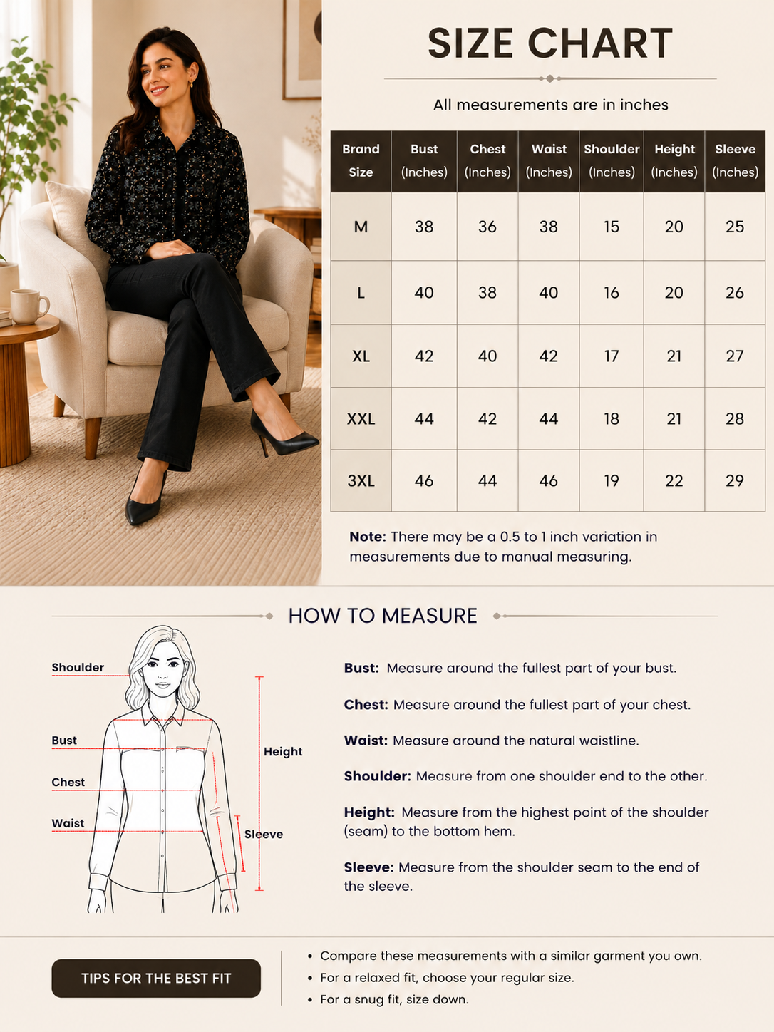 Women Black Casual Jacket