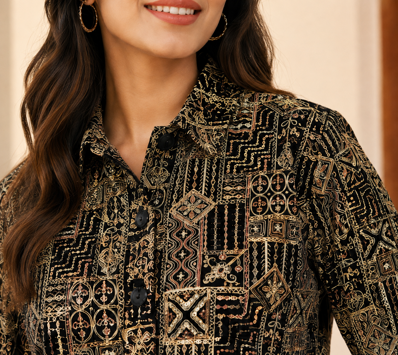 Women Black Casual Jacket