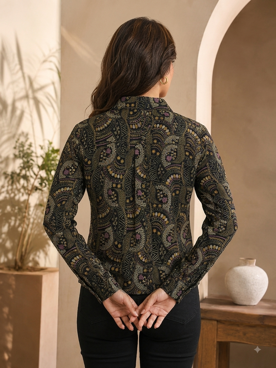 Women Black Casual Jacket